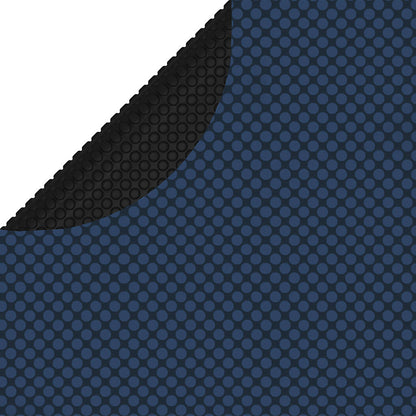 Treibende Pool-Solarplane Pe 210 Cm Schwarz Und Blau