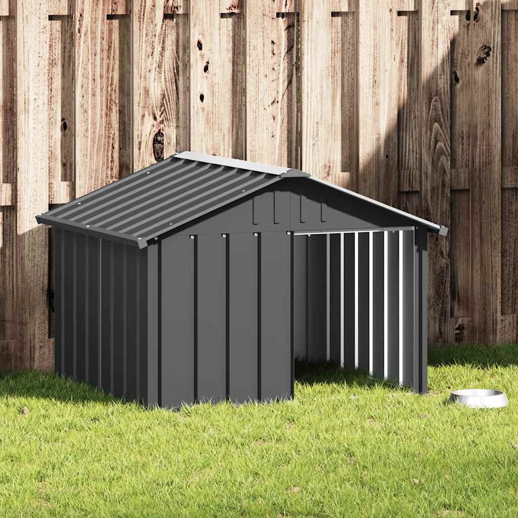 Hundehütte 116,5X153X81,5 Cm Verzinkter Stahl