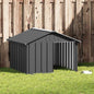 Hundehütte 116,5X153X81,5 Cm Verzinkter Stahl