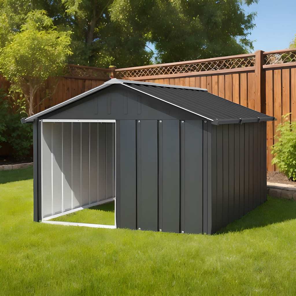 Hundehütte 116,5X153X81,5 Cm Verzinkter Stahl