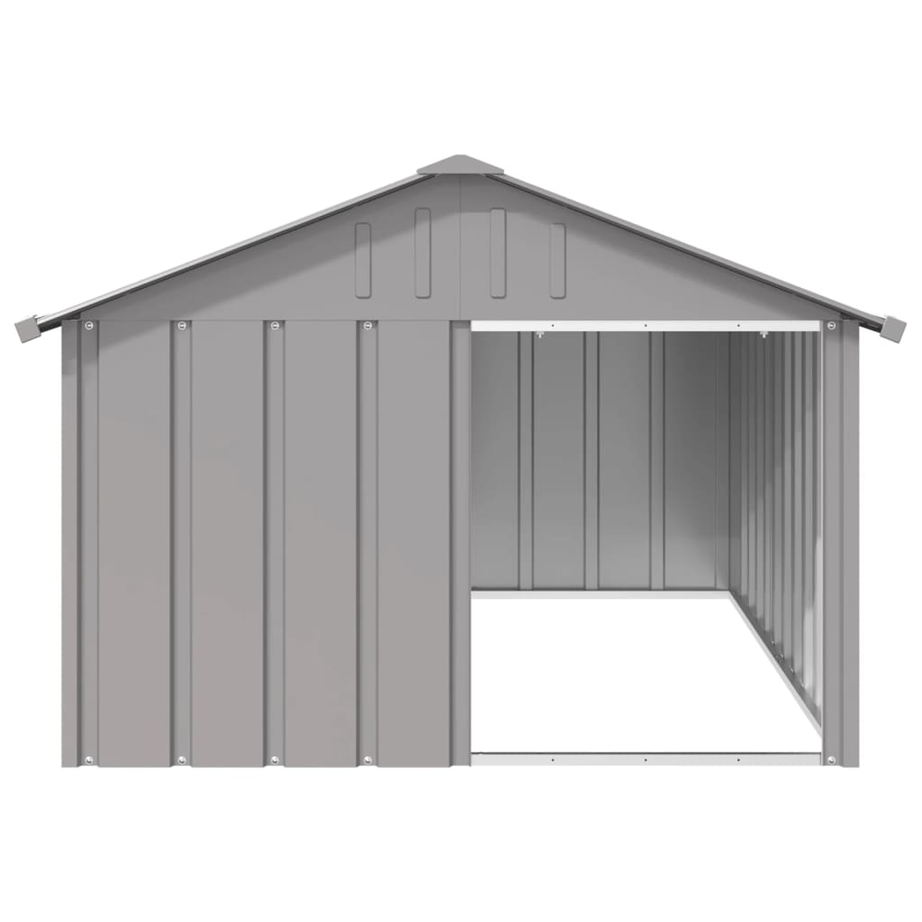 Hundehütte 116,5X153X81,5 Cm Verzinkter Stahl