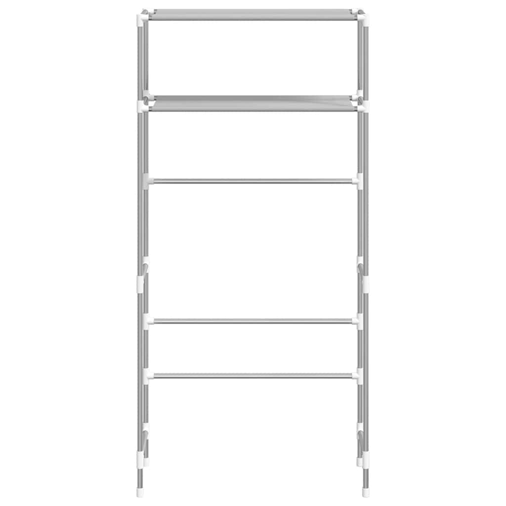 Waschmaschinenregal 2 Ablagen 69X28X143 Cm Eisen