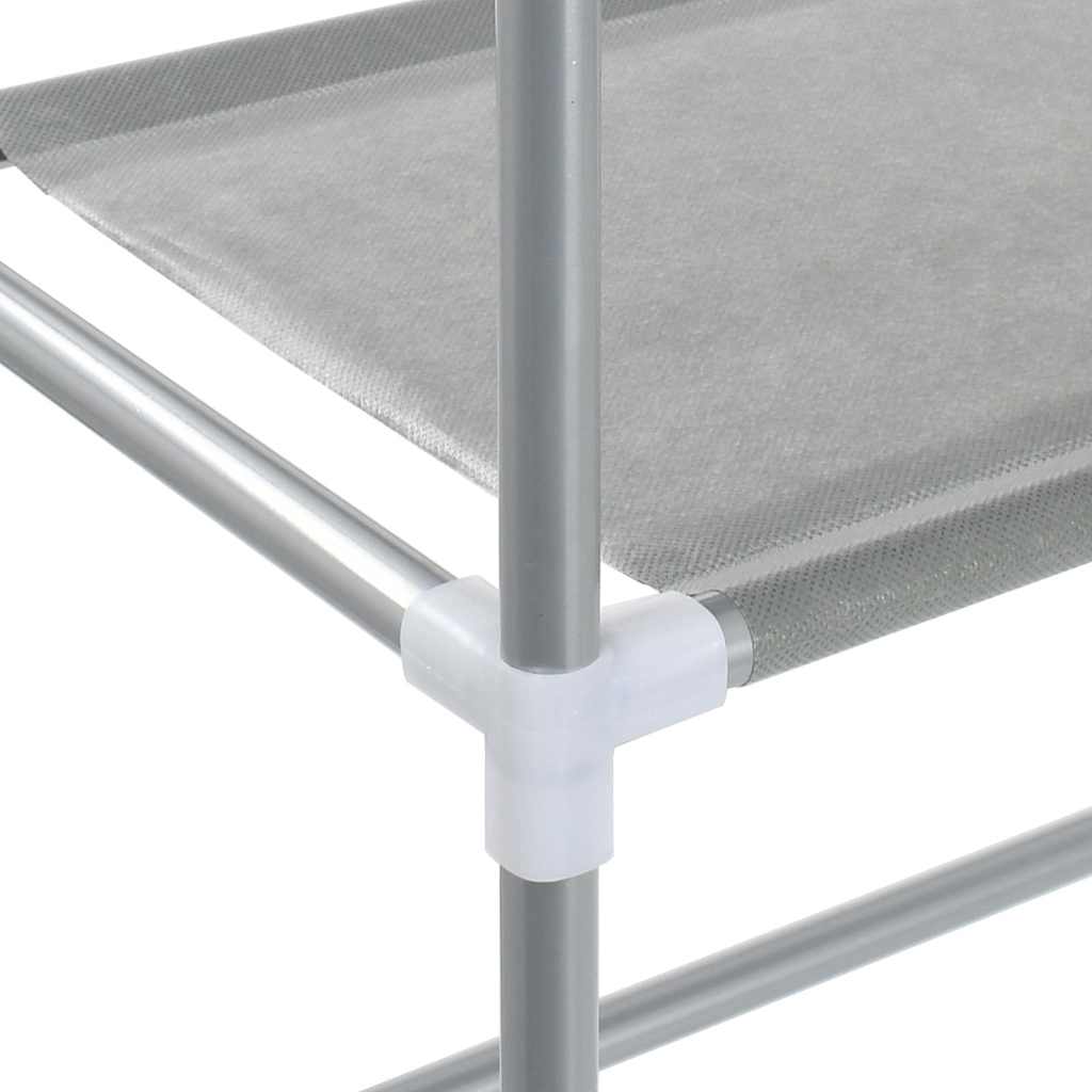 Waschmaschinenregal 2 Ablagen 69X28X143 Cm Eisen