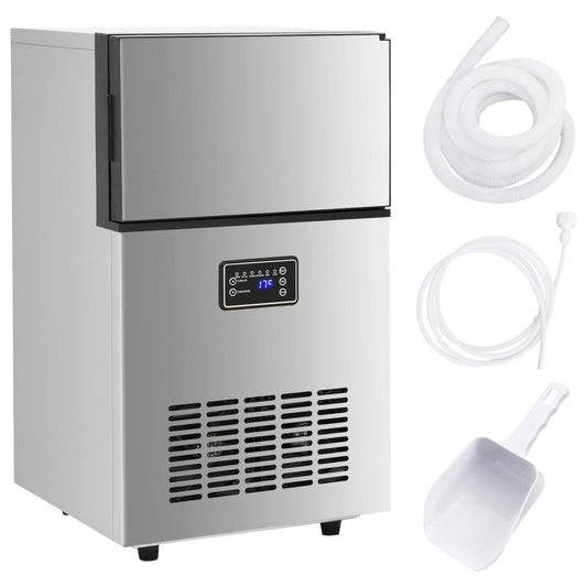 Eiswürfelmaschine Silbern 45 Kg / 24 H