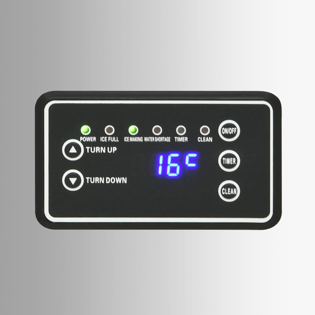 Eiswürfelmaschine Silbern 45 Kg / 24 H
