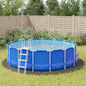Pool-Bodentuch Ø458 Cm Polyester Geotextil Hellgrau