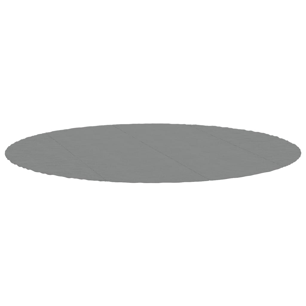 Pool-Bodentuch Ø458 Cm Polyester Geotextil Hellgrau
