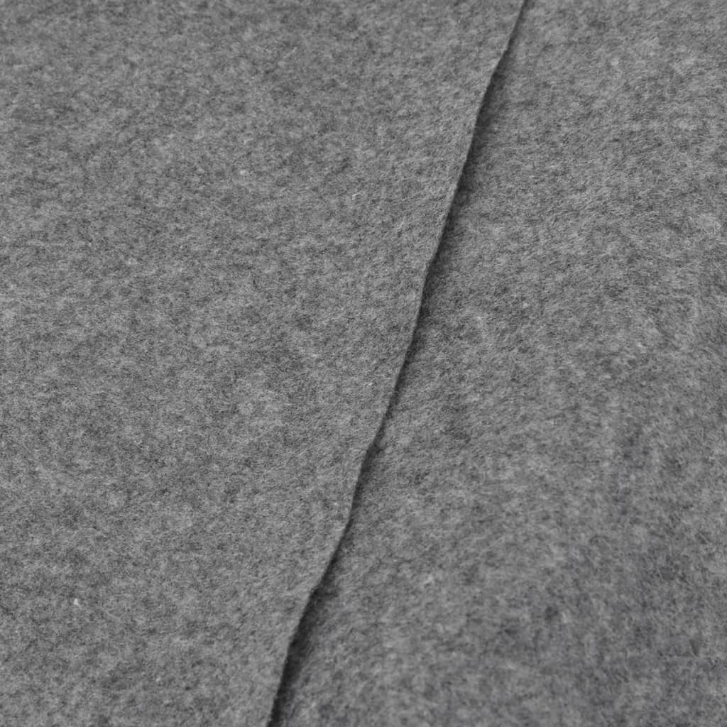 Pool-Bodentuch Ø458 Cm Polyester Geotextil Hellgrau