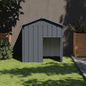 Hundehütte Mit Dach 117X103X123 Cm Verzinkter Stahl