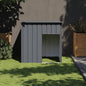 Hundehütte Mit Dach 110 X 103 X 109 Cm Verzinkter Stahl