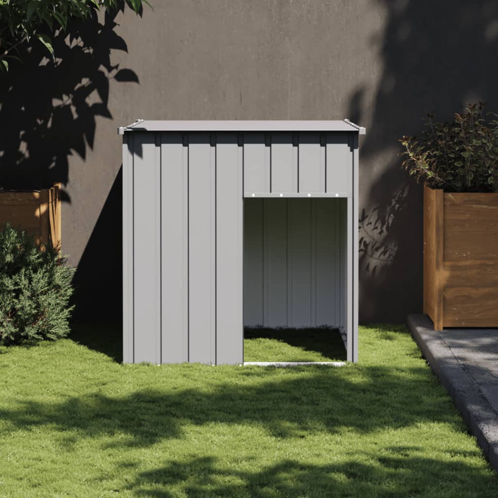 Hundehütte Mit Dach 110 X 103 X 109 Cm Verzinkter Stahl