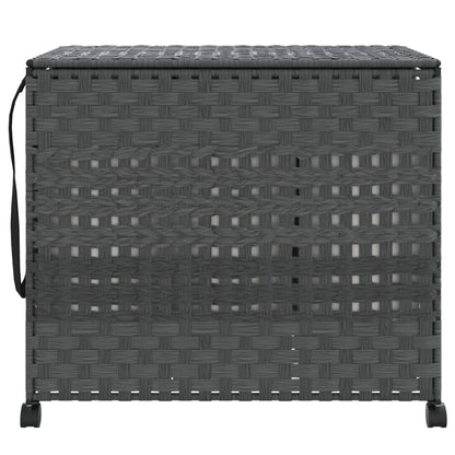 Wäschekorb Mit Rollen 66X35X60 Cm Rattan