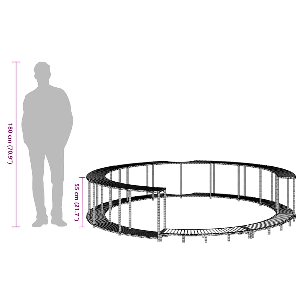 Whirlpool-Umrandung Mit Stauraum Holztreppe Poly Rattan