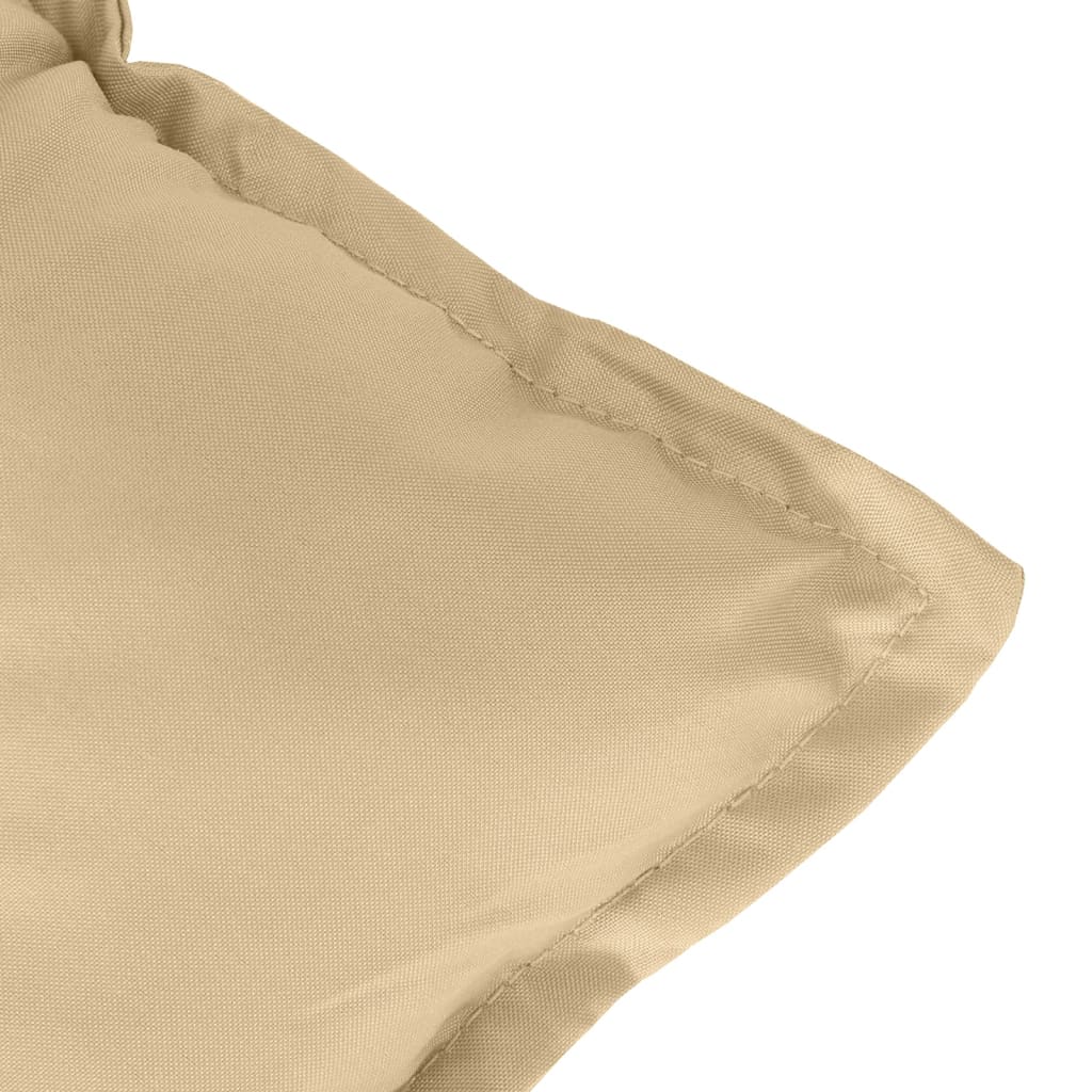 Hochlehner-Auflagen 4 Stk. Melange Beige Stoff Melange-Beige
