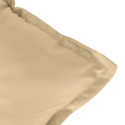Hochlehner-Auflagen 4 Stk. Melange Beige Stoff Melange-Beige