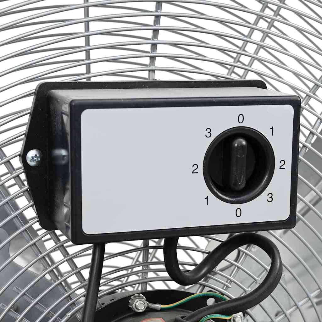 Trommelventilator Mit Rad 79 X 37 X 82 Cm Aluminium