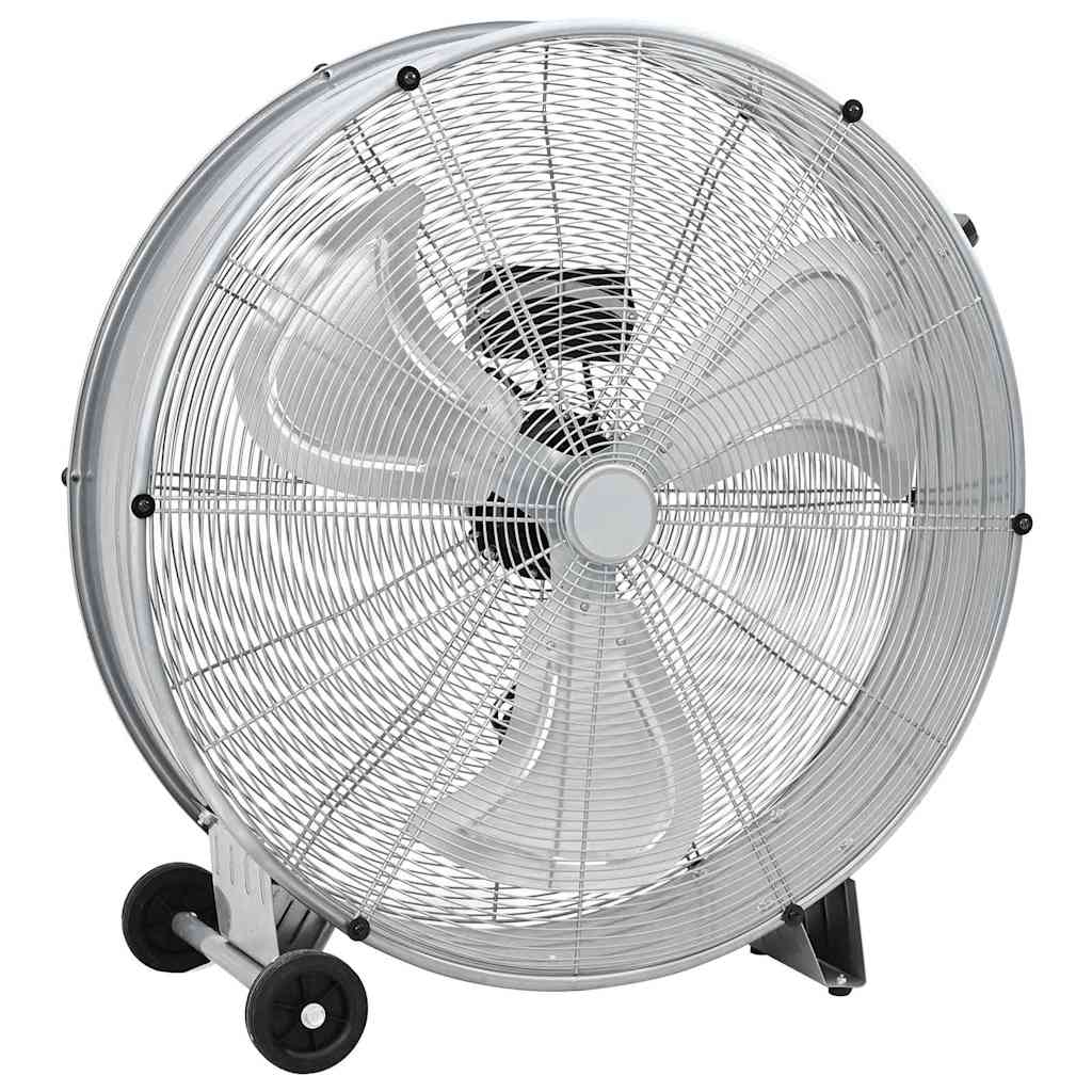 Trommelventilator Mit Rad 79 X 37 X 82 Cm Aluminium