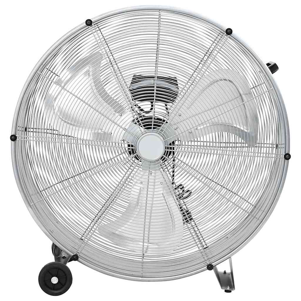 Trommelventilator Mit Rad 79 X 37 X 82 Cm Aluminium