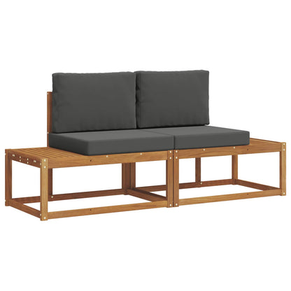 Outdoor-Sofagarnitur Mit Kissen 2 Pcs