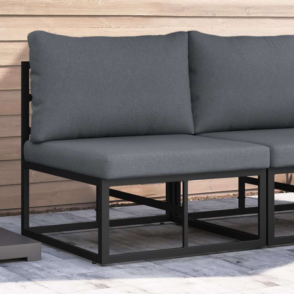 Gartenmöbel Schwarz 70 X 70 X 32 Cm Metall