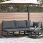 Gartenmöbel Schwarz 70 X 70 X 32 Cm Metall