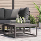 Gartenmöbel Schwarz 70 X 70 X 32 Cm Metall