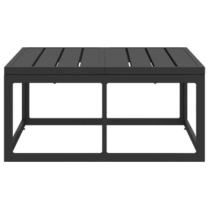 Gartenmöbel Schwarz 70 X 70 X 32 Cm Metall