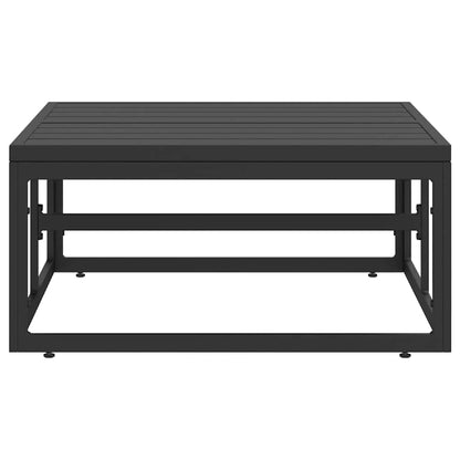 Gartenmöbel Schwarz 70 X 70 X 32 Cm Metall