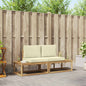 Outdoor-Sofagarnitur Mit Kissen 2 Pcs