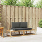 Outdoor-Sofagarnitur Mit Kissen 2 Pcs
