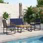 Gartenmöbel Set 3 Pcs Poly-Rattan