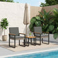 Gartenmöbel Set 3 Pcs Poly-Rattan