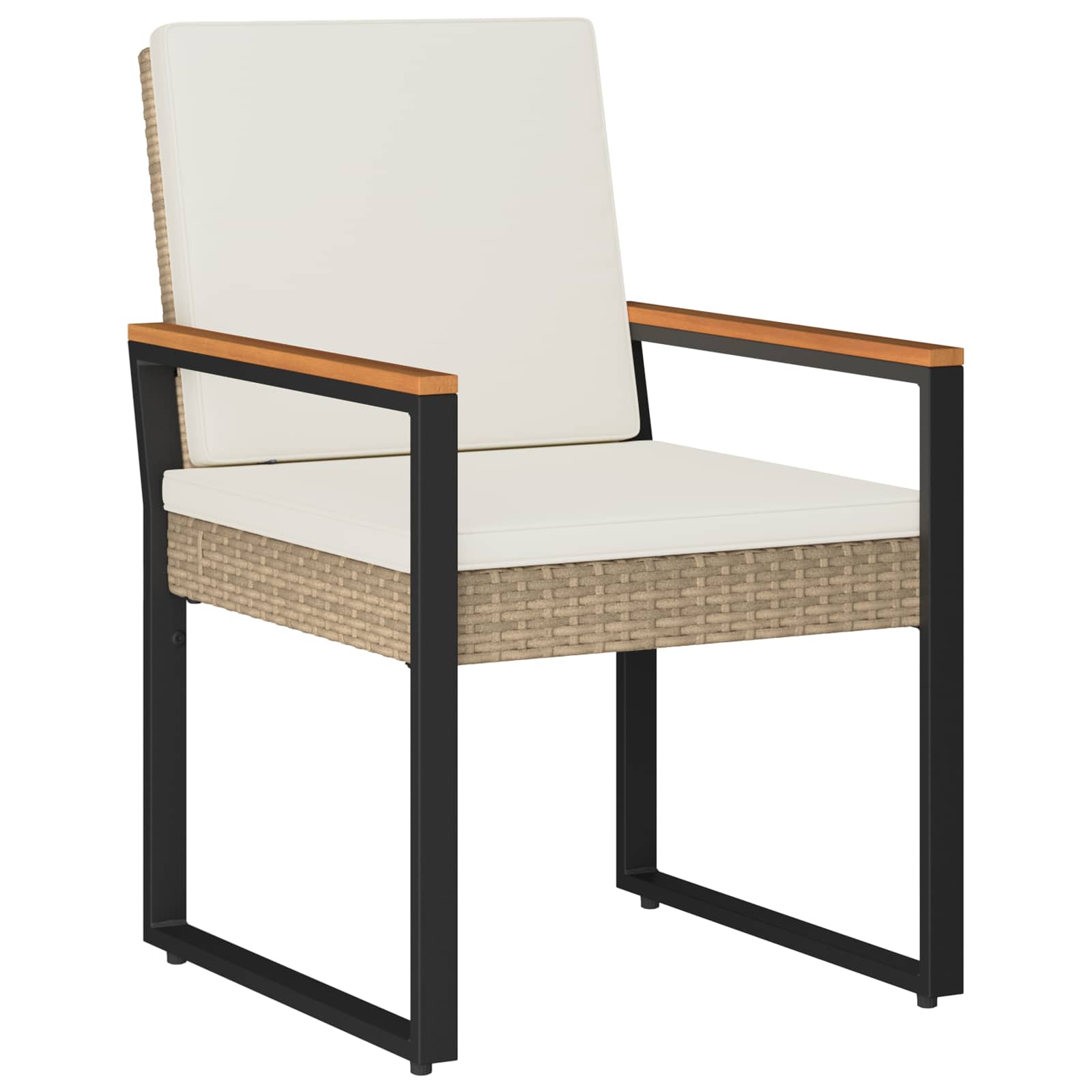 Gartenmöbel Set 3 Pcs Poly-Rattan