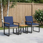 Gartenmöbel Set 3 Pcs Poly-Rattan
