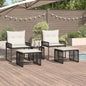 Gartenmöbel Set 7 Pcs Poly-Rattan
