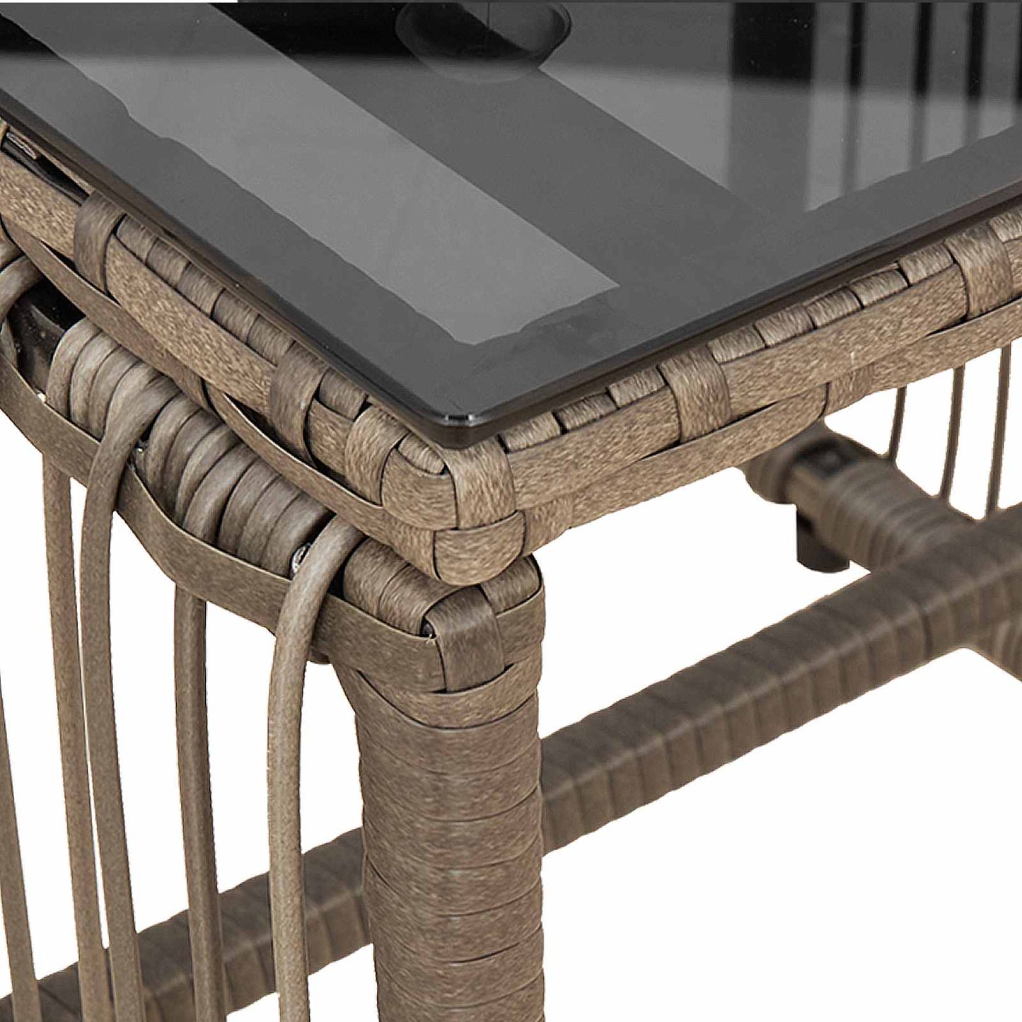 Gartenmöbel Set 7 Pcs Poly-Rattan