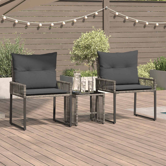 Gartenmöbel Set 7 Pcs Poly-Rattan