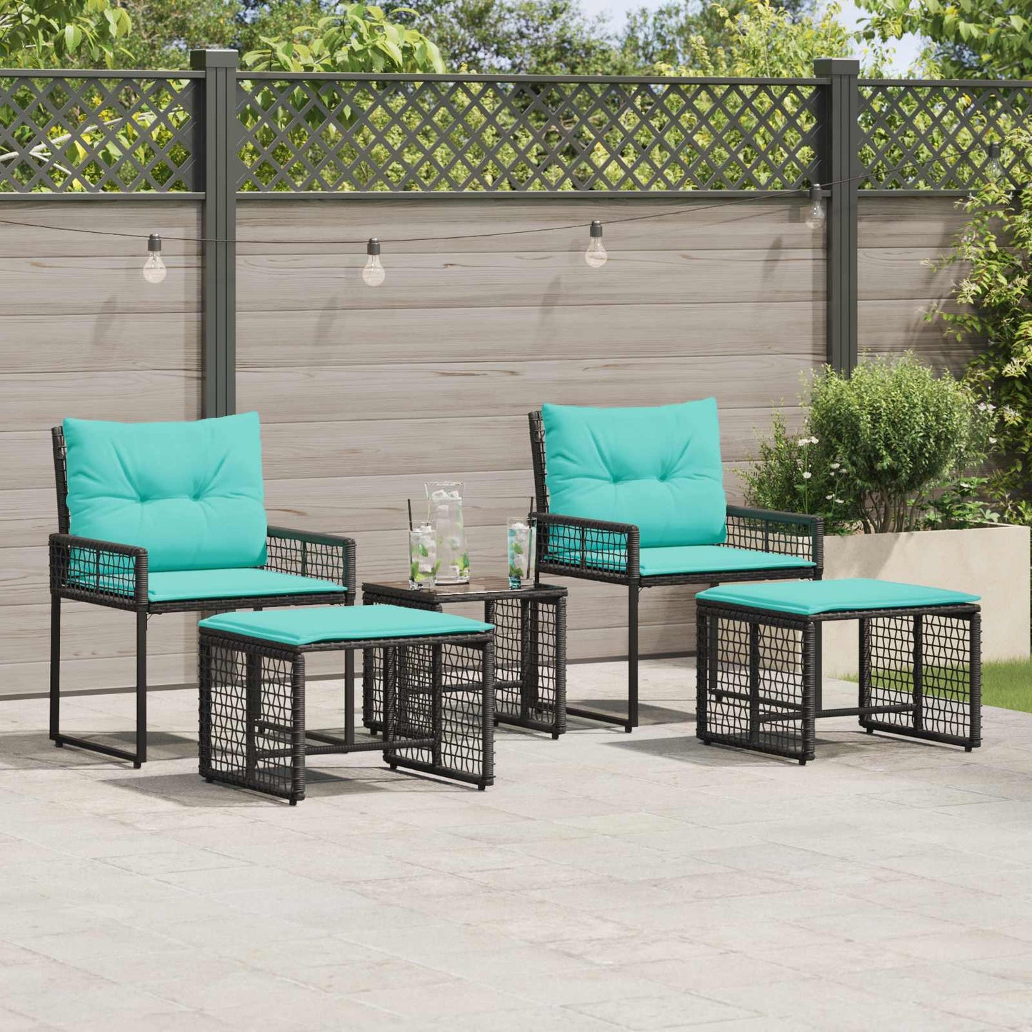 Gartenmöbel Set Mit Kissen Stahl