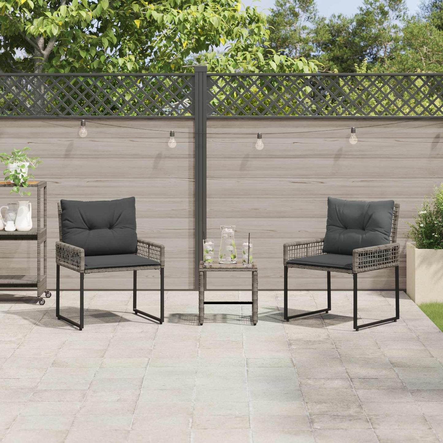 Gartenmöbel Set Mit Kissen Stahl