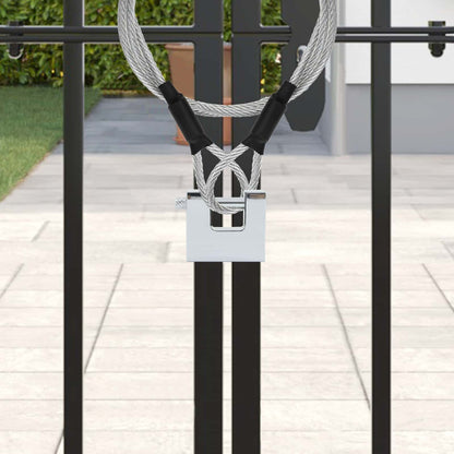 Vorhängeschloss 6 Pcs Silber Stahl
