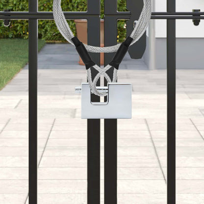 Vorhängeschloss 6 Pcs Silber Stahl