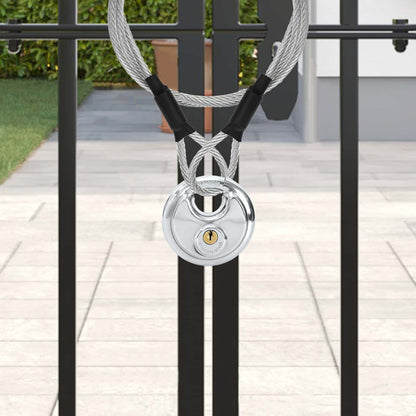 Diskusschlösser Mit Schlüsseln 2 Pcs Silber 8 X 2,8 X
