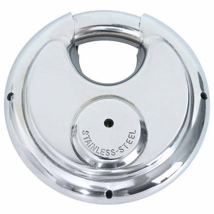Diskusschlösser Mit Schlüsseln 2 Pcs Silber 8 X 2,8 X