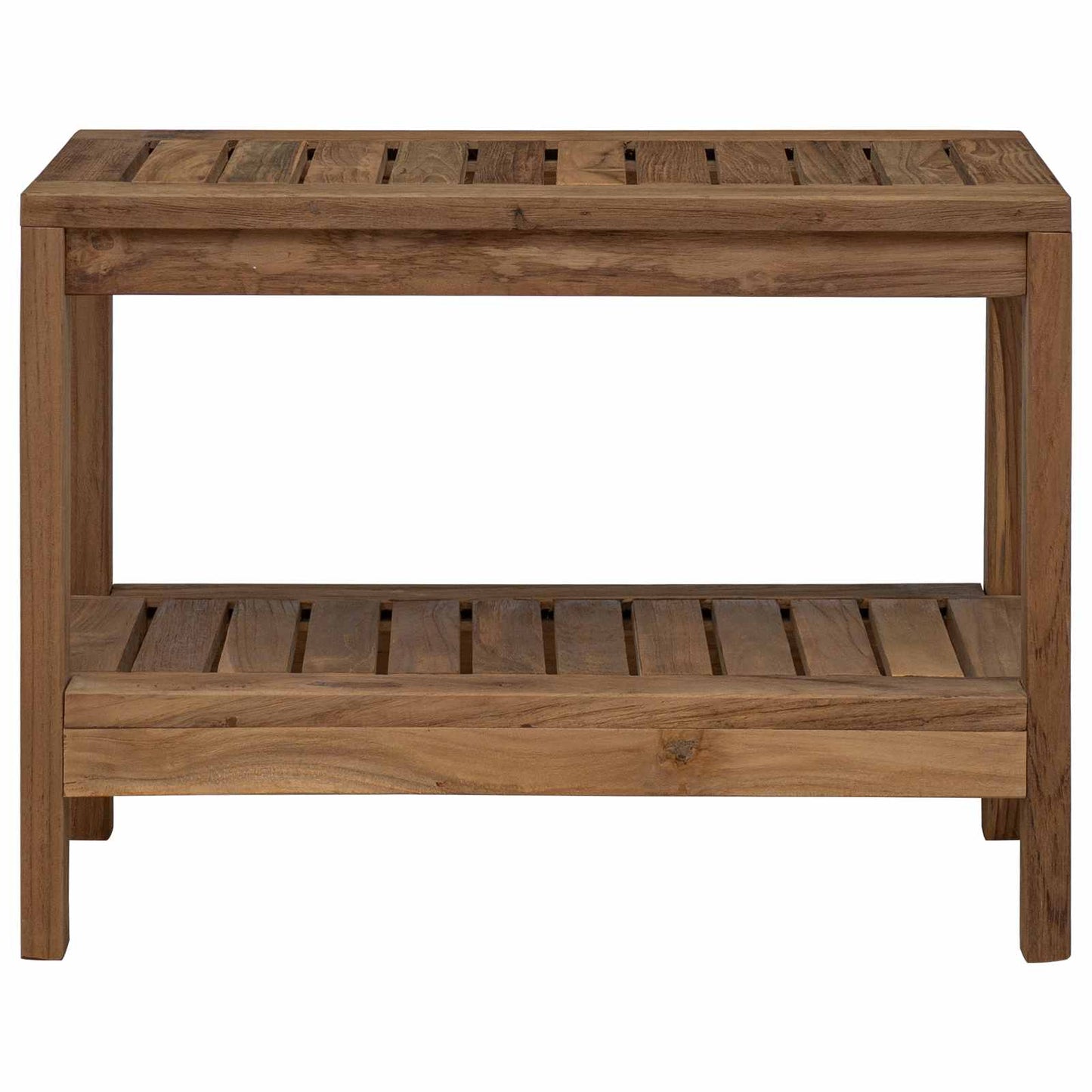 Badezimmer Beistelltisch Natur 60 X 30 X 45 Cm Massivholz Teak