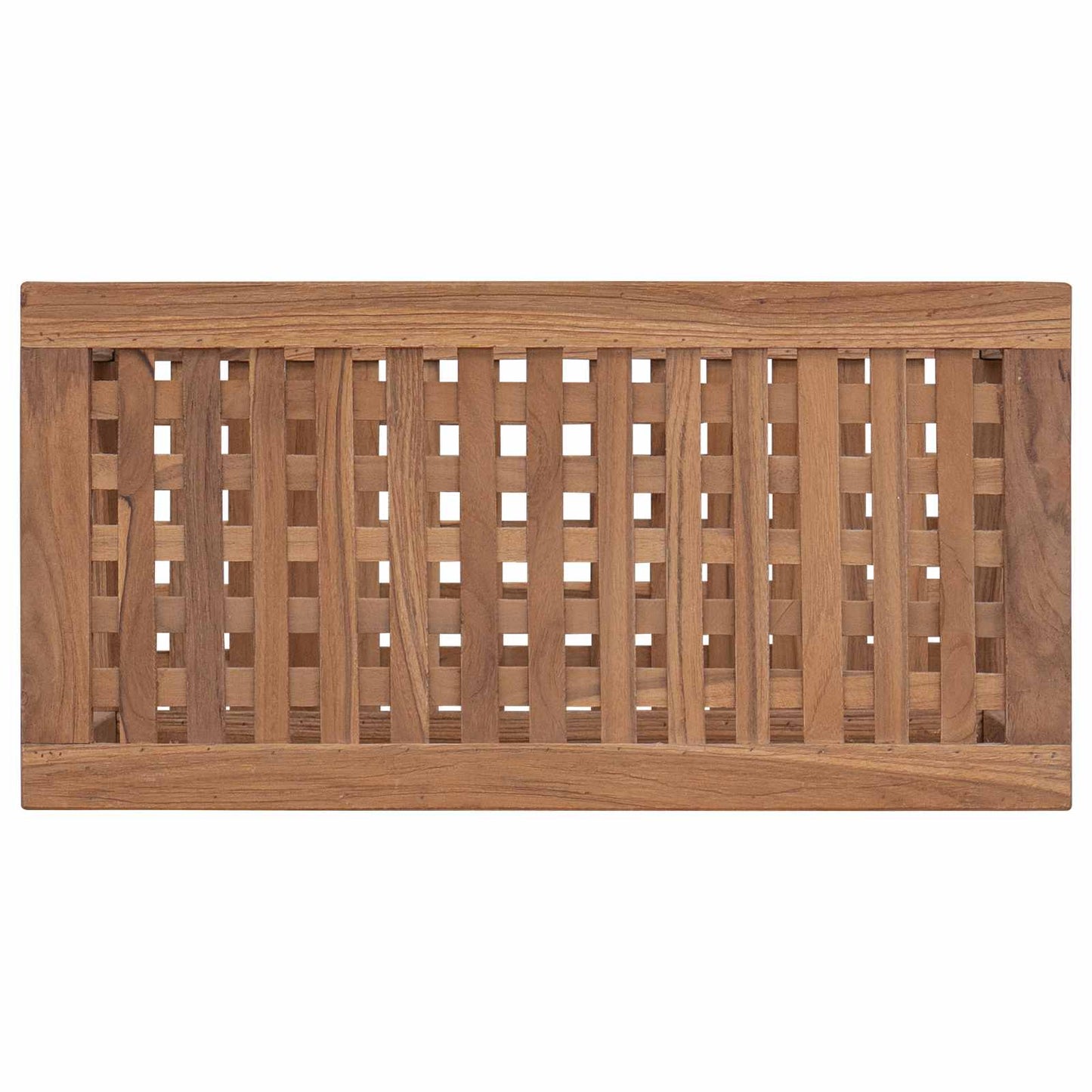 Bad Beistelltisch Natur 60 X 30 X 45 Cm Massivholz Teak