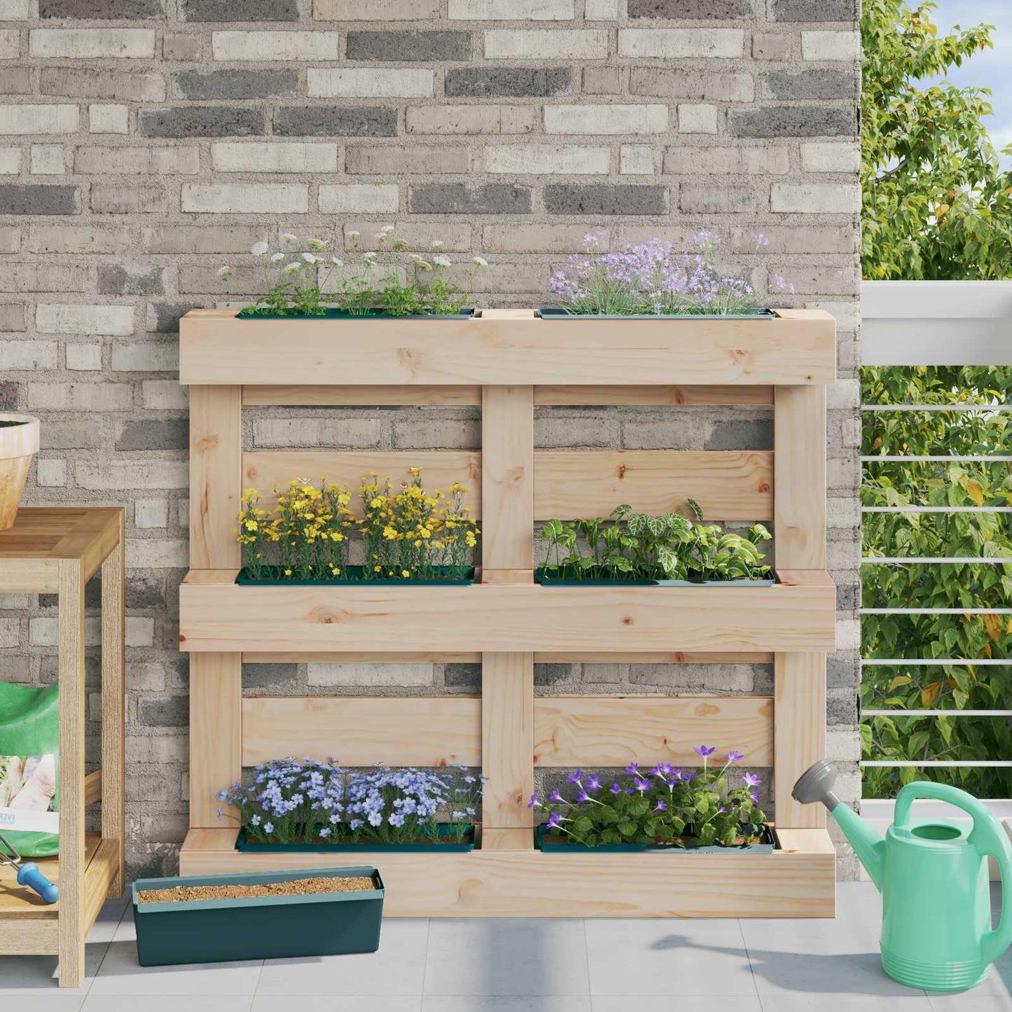 Pflanzkasten Für Europaletten 12 Stk. 36X13,5X9,5 Cm Pp