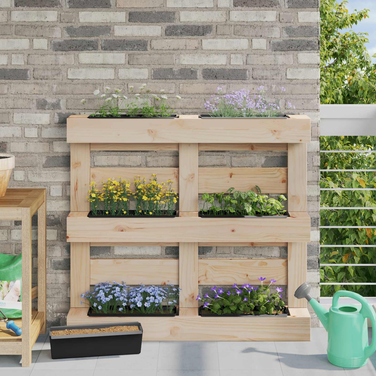 Pflanzkasten Für Europaletten 12 Stk. 36X13,5X9,5 Cm Pp