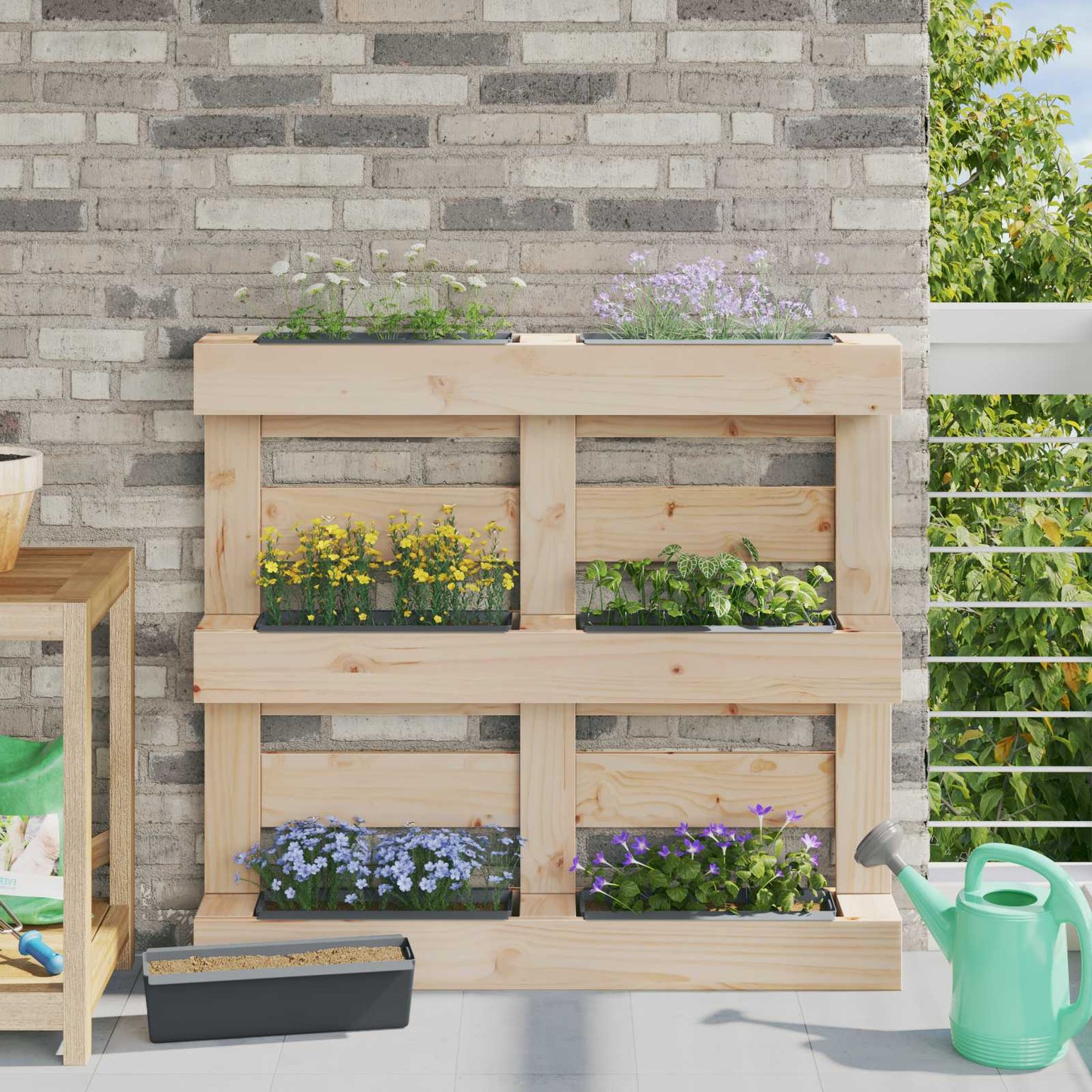 Pflanzkasten Für Europaletten 12 Stk. 36X13,5X9,5 Cm Pp