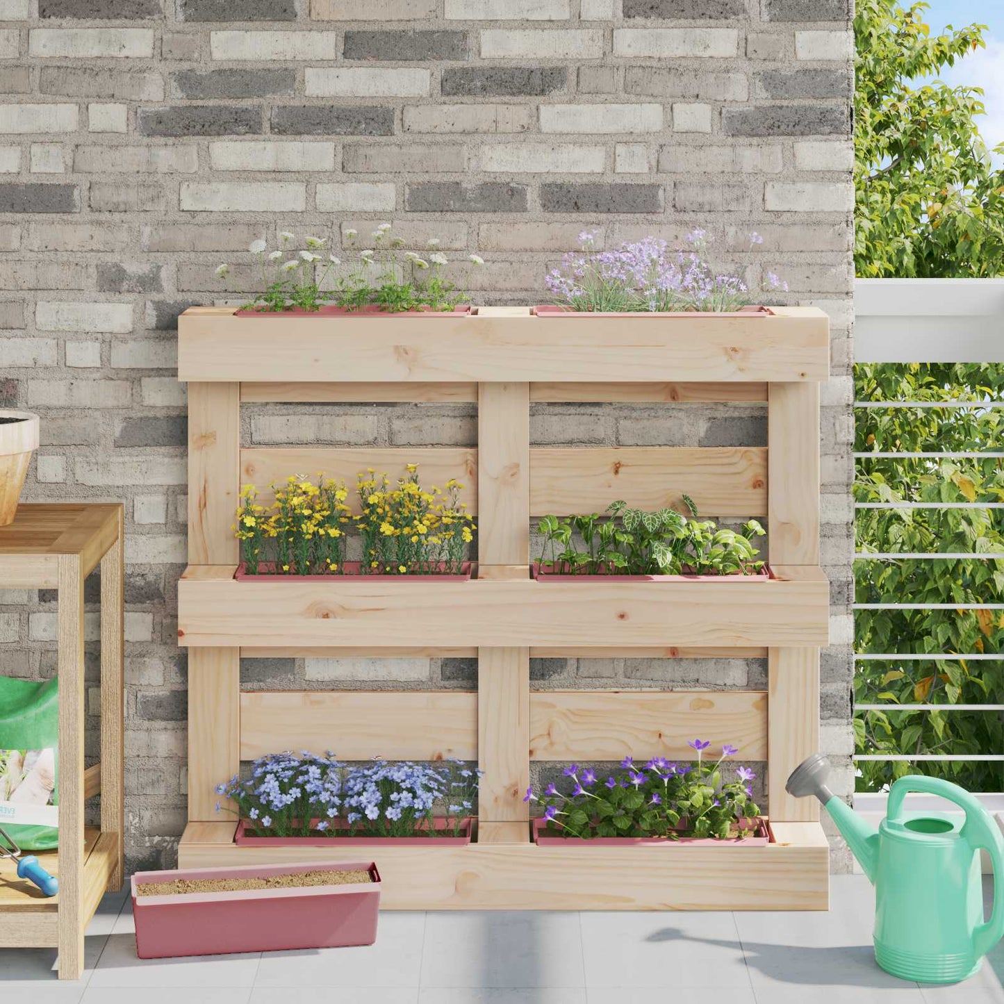 Pflanzkasten Für Europaletten 12 Stk. 36X13,5X9,5 Cm Pp