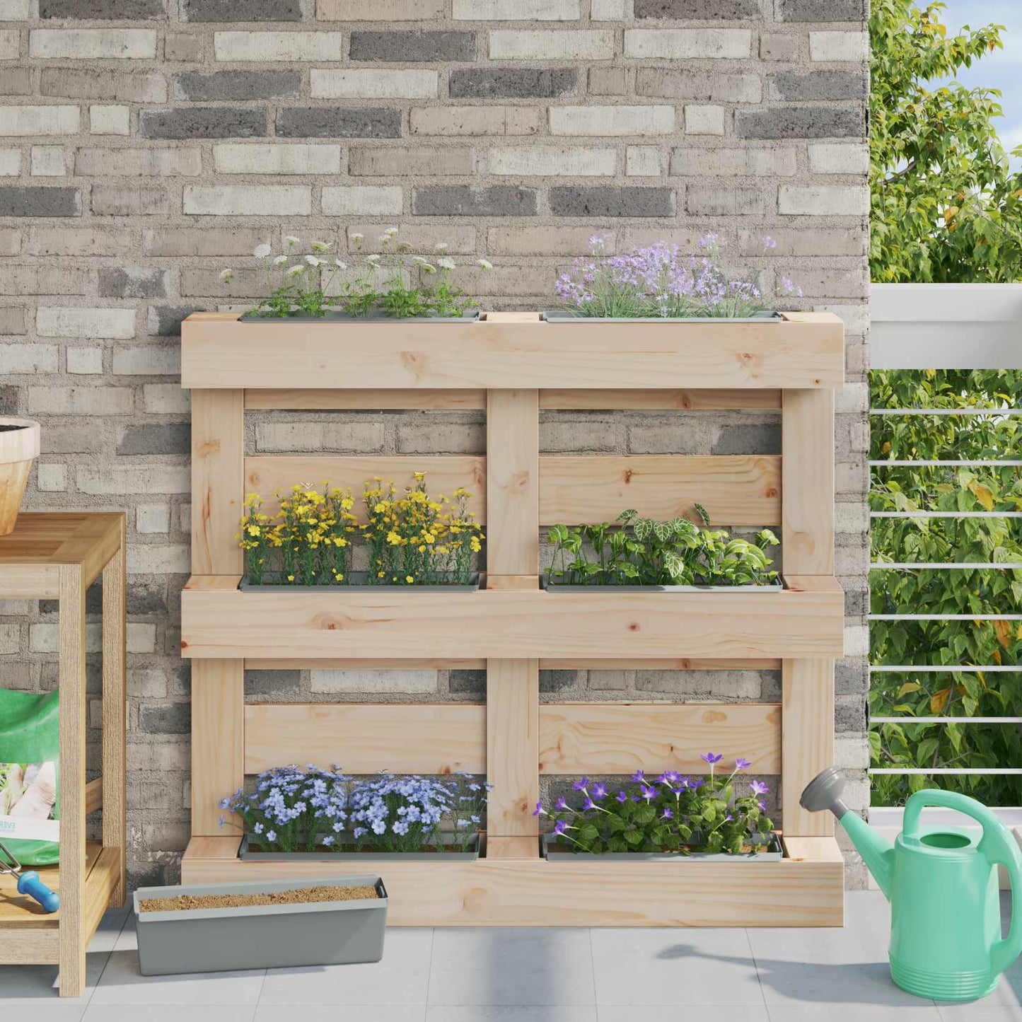 Pflanzkasten Für Europaletten 12 Stk. 36X13,5X9,5 Cm Pp